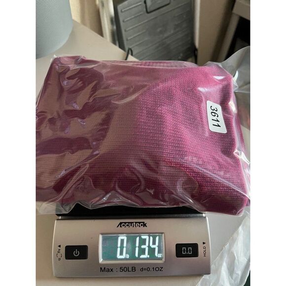 Chico's Touch of Cashmere Fringe Hem Pullover Sweater Size 1 Medium Magenta Pink - Picture 8 of 8